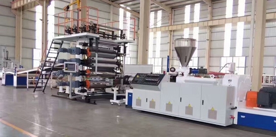 एसपीसी फर्श बनाने की मशीन फर्श उत्पादन लाइन 750kg/H
