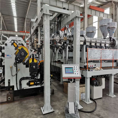 पीईटीजी सजावटी शीट उत्पादन मशीन एपीईटी शीट एक्सट्रूज़न लाइन 600KG/H
