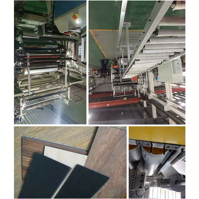 पीवीसी फ़्लोरिंग उत्पादन लाइन पीवीसी फ़्लोर बनाने की मशीन विनिर्माण प्रक्रिया