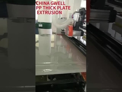 3-8 मिमी पीपी मोटी प्लेट एक्सट्रूज़न मशीन