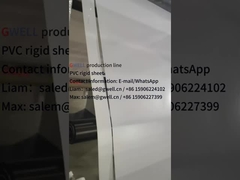 अच्छी समता - पीवीसी रंगीन/पारदर्शी कठोर शीट एक्सट्रूज़न लाइन