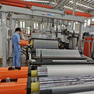 खरीदें GWELL Brand PP HDPE ABS Thick Board Extrusion Line for Advertising and Print Boards 1000-2000mm Width 3-50mm Thickness Heat Resistant up to 100 Degrees online manufacture