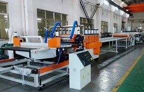 खरीदें एसपीसी फ़्लोरिंग बनाने की मशीन फ़्लोरिंग उत्पादन लाइन 750 किग्रा एच online manufacture