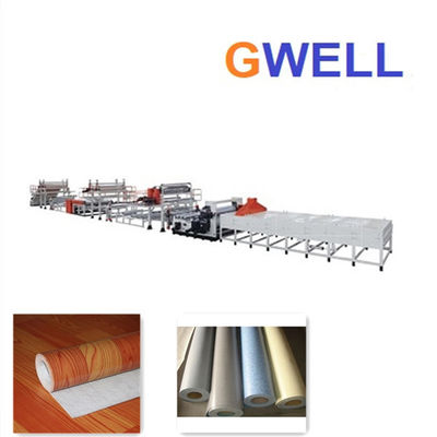 खरीदें पीवीसी फर्श चमड़ा बनाने की मशीन पीवीसी फर्श उत्पादन लाइन online manufacture