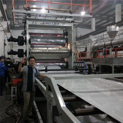 खरीदें 3 परत सिंथेटिक राल टाइल एएसए पीवीसी बोर्ड उत्पादन लाइन online manufacture