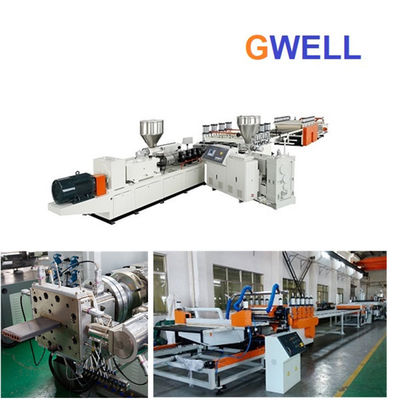 खरीदें पीवीसी फोम बोर्ड एक्सट्रूज़न लाइन पीवीसी फ़्लोर उत्पादन मशीन online manufacture