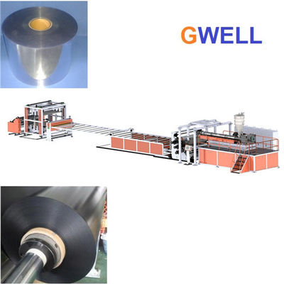 खरीदें पारदर्शी हार्ड प्लास्टिक पीवीसी शीट एक्सट्रूज़न लाइन 350KG एच online manufacture