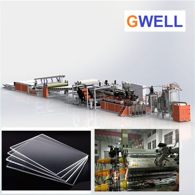 खरीदें अनुकूलित पीसी शीट उत्पादन लाइन 200kg/H 300kg/H 450kg/H online manufacture