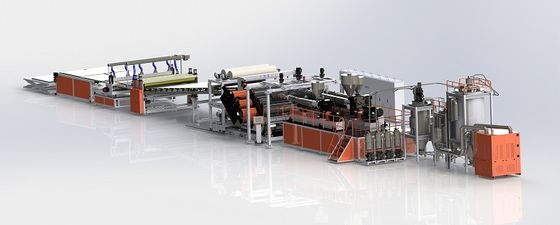 GPPS Sheet Extrusion Line And GPPS Transparent Board Making Machine For Plastic Cup And Packaging